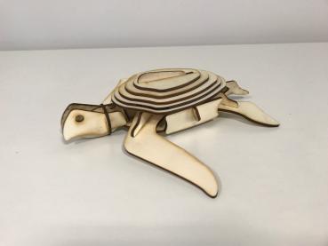 Meeresschildkröte als 3D Modell / Puzzle
